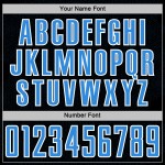 Blue-White Sublimation Powder Soccer Custom Sports Black Shape Geometric Uniform Jersey Blue-White Sublimation Powder Soccer Custom Sports Black Shape Geometric Uniform Jersey