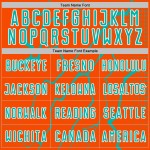 Aqua-White Jersey Sports Lightning Uniform Orange Soccer Custom Sublimation Aqua-White Jersey Sports Lightning Uniform Orange Soccer Custom Sublimation