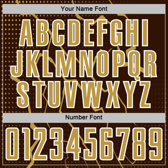 Uniform Sublimation Lightning Jersey Sports Custom Gold-White Soccer Brown Old Uniform Sublimation Lightning Jersey Sports Custom Gold-White Soccer Brown Old