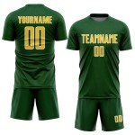 Jersey Sublimation Shape Uniform Custom Green Geometric Soccer Yellow-White Sports Jersey Sublimation Shape Uniform Custom Green Geometric Soccer Yellow-White Sports