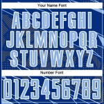 Blue-White Royal Uniform Sports Jersey Light Custom Lines Sublimation Soccer Blue-White Royal Uniform Sports Jersey Light Custom Lines Sublimation Soccer