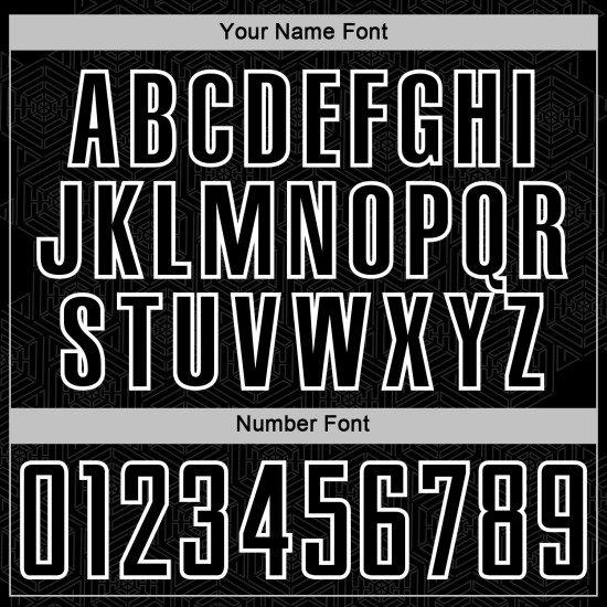 White Sports Jersey Uniform Sublimation Soccer Shape Custom Geometric Black White Sports Jersey Uniform Sublimation Soccer Shape Custom Geometric Black