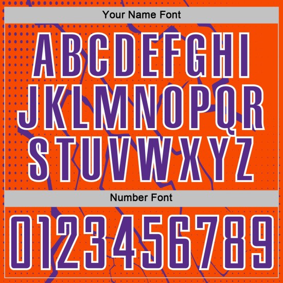 Sports Custom Sublimation Soccer Uniform Lightning Jersey Orange Purple-White Sports Custom Sublimation Soccer Uniform Lightning Jersey Orange Purple-White