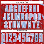 Uniform Custom Blue-White Jersey Red Light Soccer Sports Sublimation Lines Uniform Custom Blue-White Jersey Red Light Soccer Sports Sublimation Lines