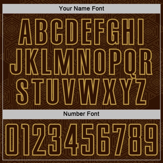 Geometric Jersey Old Custom Sports Gold Uniform Soccer Brown Shape Sublimation Geometric Jersey Old Custom Sports Gold Uniform Soccer Brown Shape Sublimation