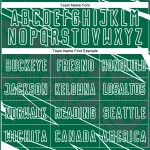 Green Sublimation Uniform White Jersey Sports Custom Lines Kelly Soccer Green Sublimation Uniform White Jersey Sports Custom Lines Kelly Soccer