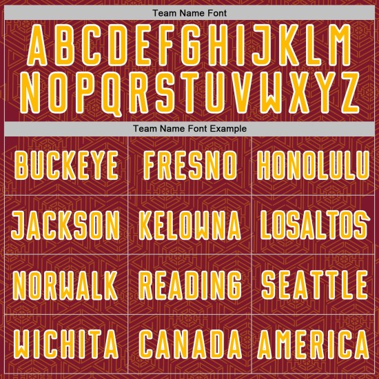 Geometric Jersey Shape Uniform Sublimation Soccer Crimson Gold-White Sports Custom Geometric Jersey Shape Uniform Sublimation Soccer Crimson Gold-White Sports Custom