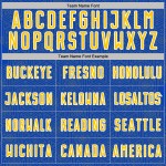 Soccer Jersey Geometric Uniform Shape Sublimation Sports Blue Thunder Yellow-White Custom Soccer Jersey Geometric Uniform Shape Sublimation Sports Blue Thunder Yellow-White Custom